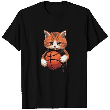 Discover Basketball Cat Basketball Player I Love Basketball T Shirts