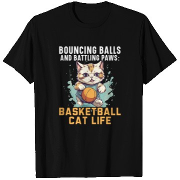 Discover Basketball Cat Basketball Player I Love Basketball T Shirts
