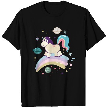 Discover Unicorn rainbow T Shirts