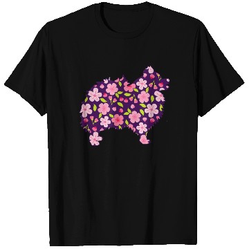 Discover Pomeranian Dogs Flower Pattern Pomeranians Lover T Shirts