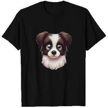 Discover Playful Border Collie Portrait T Shirts