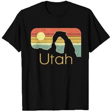 Discover Vintage sunset Utah design T Shirts