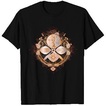 Discover magic amulet, golden tree of life symbol T Shirts