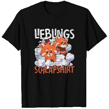 Discover Animal Red Panda Gift Favorite Sleep T Shirts