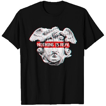Discover Vaporwave Nothing Is Real Glitch 80s 90s T Shirts