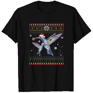 Discover Hummingbird Farm Santa In Snow Ugly T Shirts