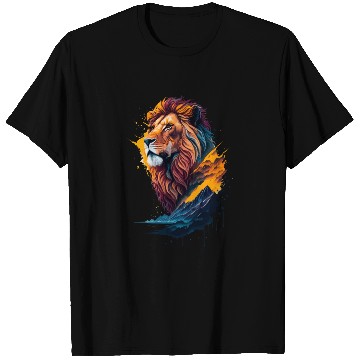 Discover Abstract Lion illustration T Shirts