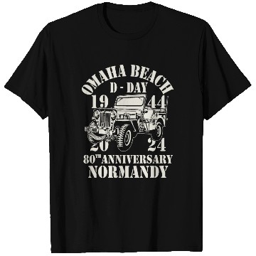 Discover Omaha Beach 1944 D Day 2024 80th Anniversary T Shirts