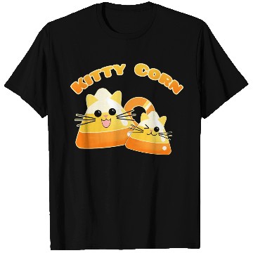 Discover Kitty Candy Corn T Shirts