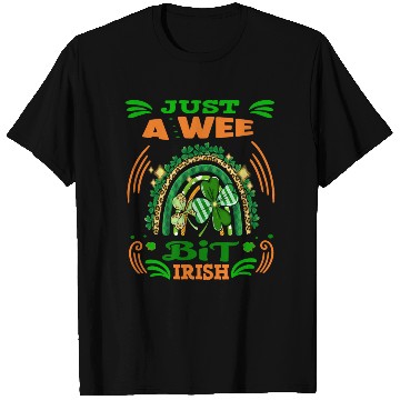 Discover Just A Wee Bit Irish Rainbow Lover Idea Rainbow T Shirts