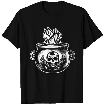 Discover Cauldron Witch Halloween Magic Potion T Shirts