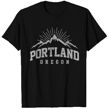 Discover Portland Oregon Mountains Nature Outdoor T Shirts