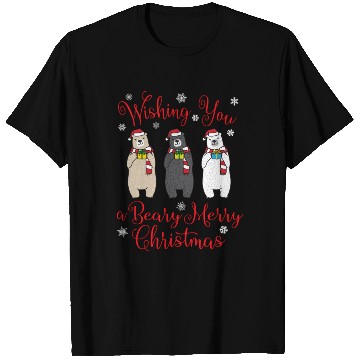 Discover Beary Merry Polar Bear Winter T Shirts