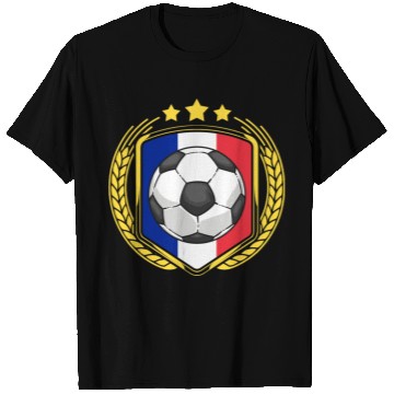 Discover France Flag Soccer T Shirts