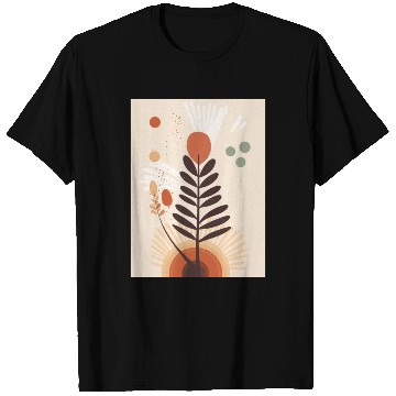 Discover Minimalist Botany Mid Century Style Silhouette T Shirts