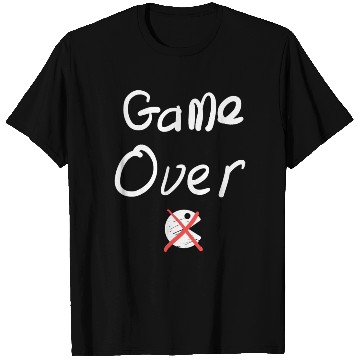 Discover Game Over Sarcasm 80s 70s T Shirts