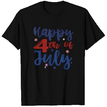 Discover Fireworks Happy 4th Of July US Flag American 4th T Shirts