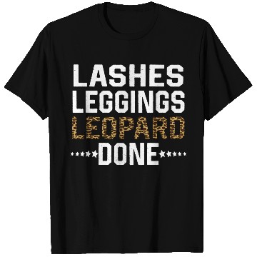 Discover Lashes Leggings Leopard Done T Shirts