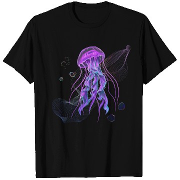 Discover Neon Jelly Fish T Shirts