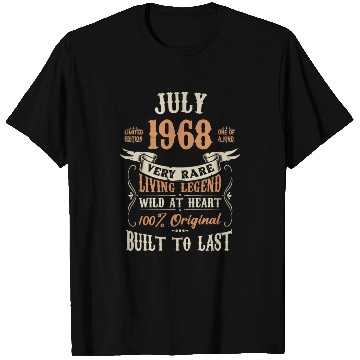 Discover July 1968 Birthday Surprise T Shirts