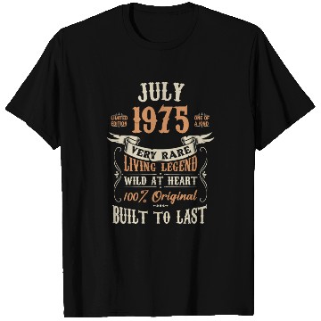 Discover July 1975 Birthday Surprise T Shirts