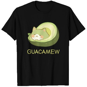 Discover Guacamew Funny Avocado Kawaii Cat Lover T Shirts