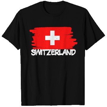 Discover Switzerland Flag T Shirts