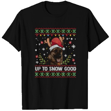 Discover German Shepherd Dog Reindeer Ugly T Shirts