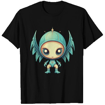 Discover Alien Angel Wings Cyborg - Futuristic Design T Shirts