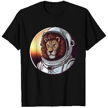 Discover Lion Astronaut - Adventurous Space Design T Shirts