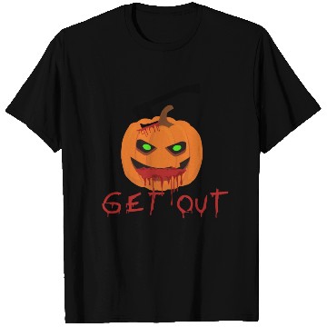 Discover Halloween Pumpkin Get Out T Shirts
