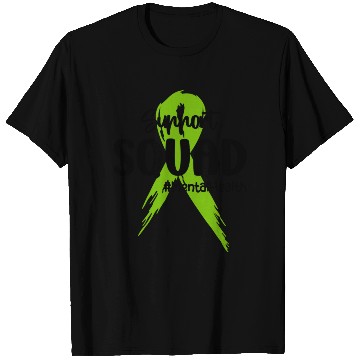 Discover Support Squad Mental Health Awareness Lime Green T Shirts