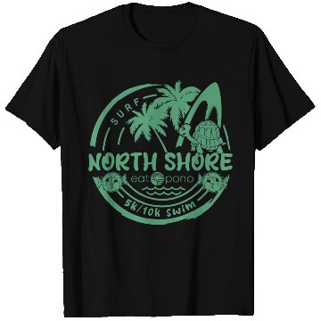 Discover surf North shore T Shirts