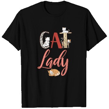 Discover Cats Cat Lady Cat Lover T Shirts