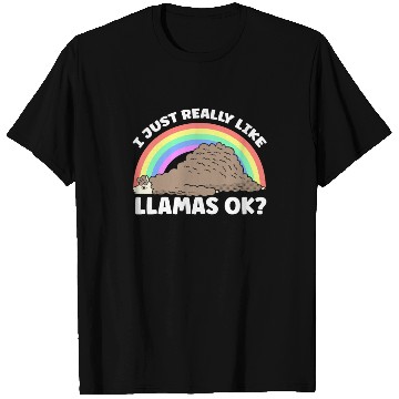 Discover I Just Really Like Llamas Ok Llama Animal Cute T Shirts