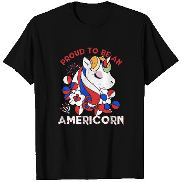 Discover Proud to be an Americorn Unicorn Independence Day T Shirts