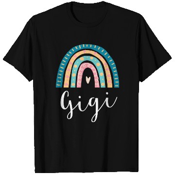 Discover Gigi Rainbow For Grandma Family T Shirts