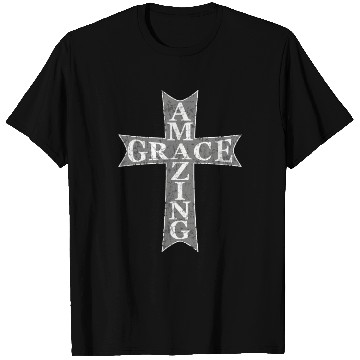 Discover Amazing Grace Cross T Shirts