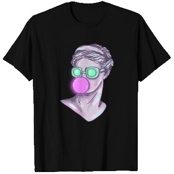 Discover Cool Neon Greek Statue Lady T Shirts