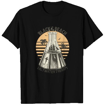 Discover Black's beach San Diego California T Shirts