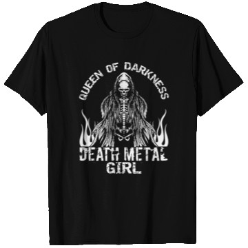 Discover Goth Rock Satan Girl Woman Festivals Death Metal T Shirts