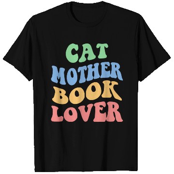Discover Cat Mother Book Lover T Shirts
