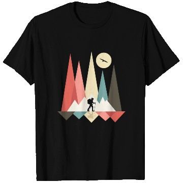 Discover Backpacking Hiking Outdoor Wilderness Mountains Mo T Shirts