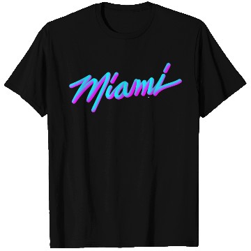 Discover Miami Vaperwave Synthwave 80S Style T Shirts