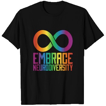 Discover Autism Infinity Symbol Embrace Neurodiversity T Shirts