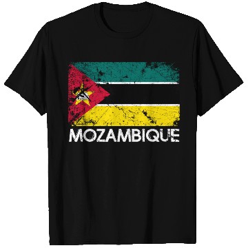 Discover Mozambican Flag Made In Mozambique T Shirts