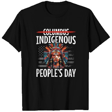 Discover Aboriginal Indians Indigenous Native American Day T Shirts