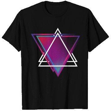 Discover "Triangle Bliss: Geometric Marvel T Shirts"