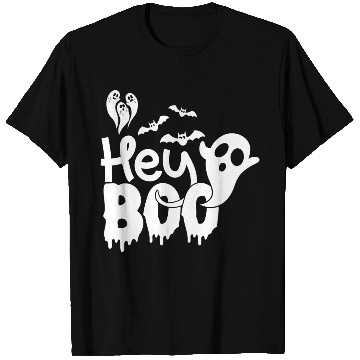 Discover Hey Booo Spooky Ghost T Shirts