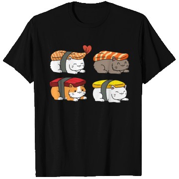 Discover Cat Sushi T Shirts